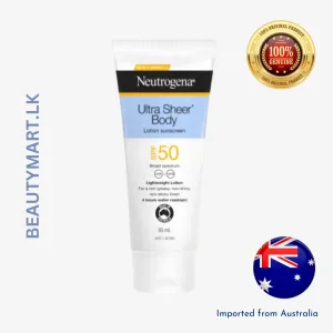 Neutrogena Ultra Sheer Body Lotion Sunscreen SPF 50 85ml