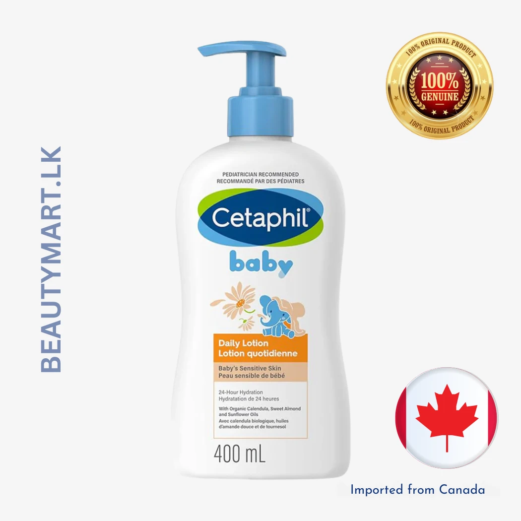 Cetaphil Baby Daily Lotion With Organic Calendula 400ml (1) Cetaphil Baby Daily Lotion With Organic Calendula 400ml
