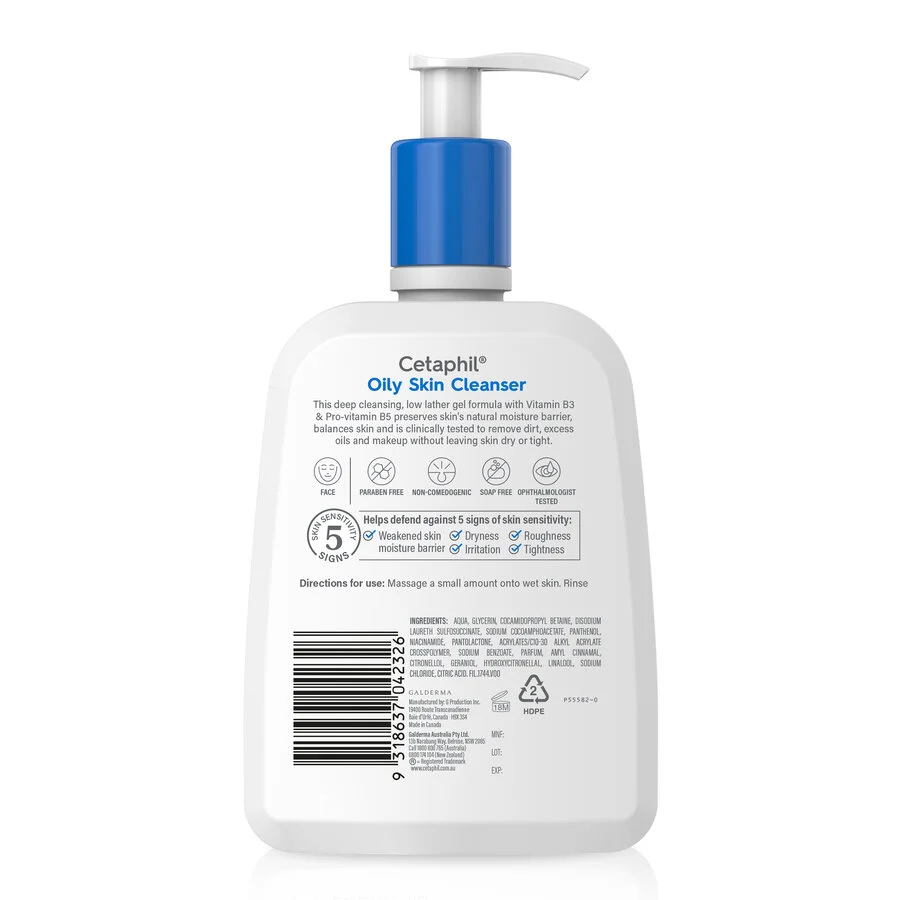 Cetaphil Oily Skin Cleanser 500ml Cetaphil Oily Skin Cleanser 500ml