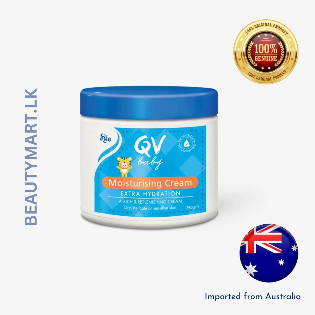 Ego QV Baby Moisturising Cream 250g Ego QV Baby Moisturising Cream 250g – Gentle Moisturiser for Sensitive Baby Skin