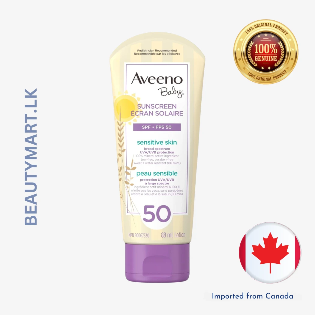 Aveeno Baby Sensitive Skin Sunscreen SPF 50 88ml Aveeno Baby Sensitive Skin Sunscreen SPF 50 88ml