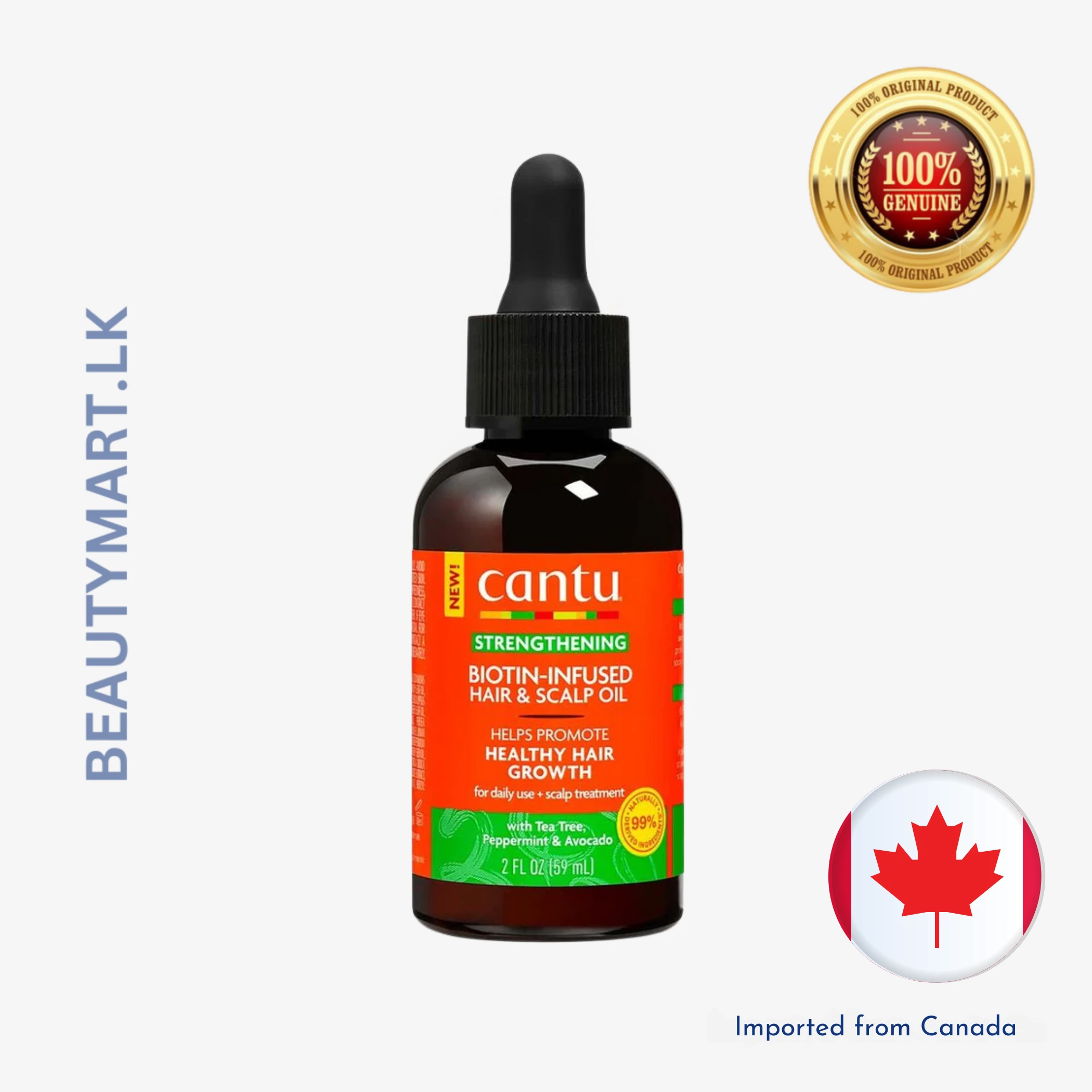 Cantu Biotin-Infused Hair and Scalp Strengthening Oil 59ml Cantu Biotin-Infused Hair and Scalp Strengthening Oil 59ml