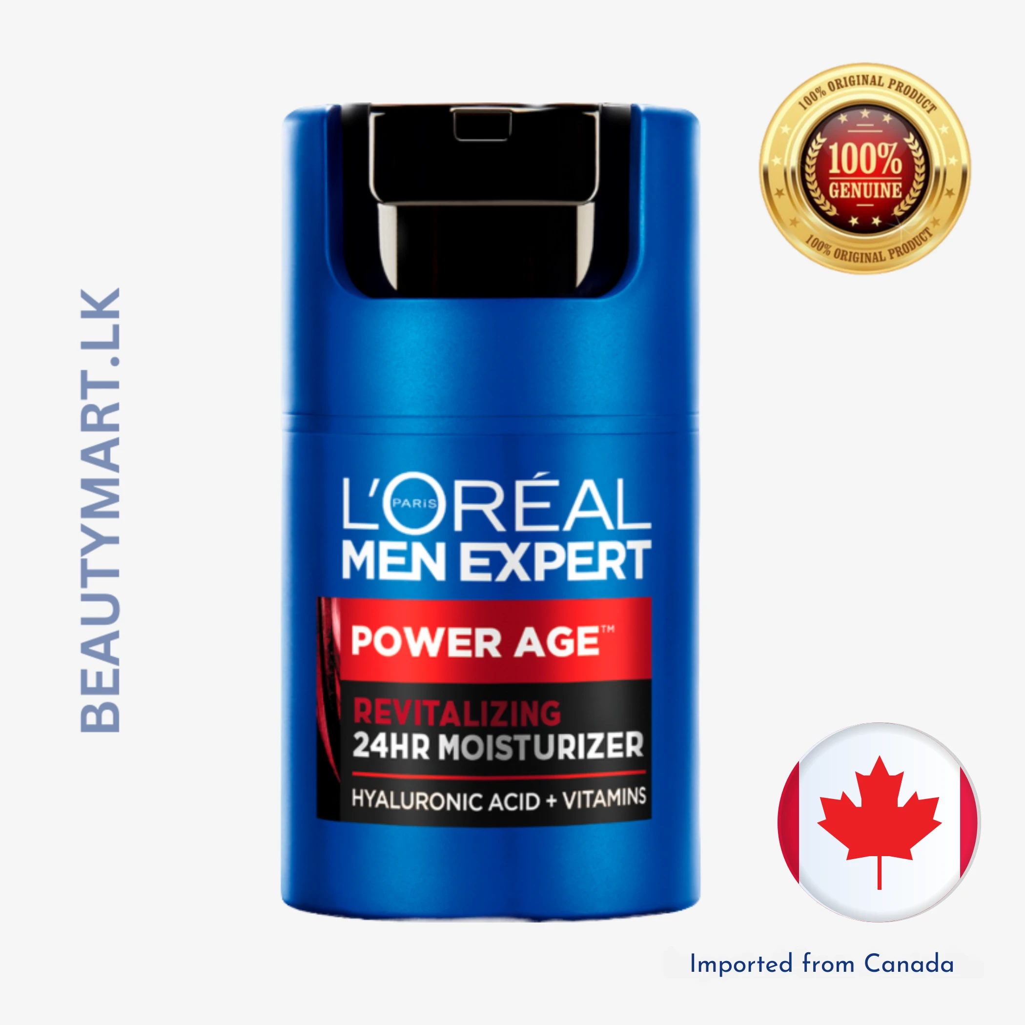 L'Oreal Paris Men Expert Power Age Collection 24hr Face Moisturizer - Hyaluronic Acid 50ml L'Oreal Paris Men Expert Power Age Collection 24hr Face Moisturizer - Hyaluronic Acid 50ml