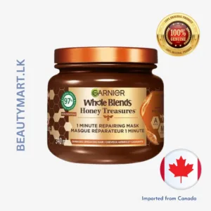 Garnier Whole Blends Hair Mask 340ml for dry and damaged hair in a nourishing jar