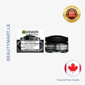 Garnier Pure Active AHA + BHA + Niacinamide Daily Mattifying Air Cream 50ml white tube with green and blue accents on fresh background