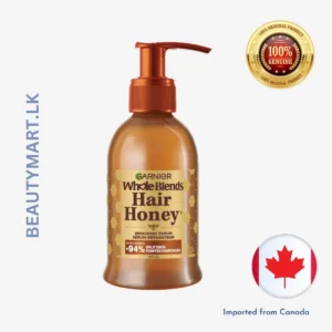 Garnier Whole Blends Honey Hair Serum 150ml bottle for dry hair nourishment and shine