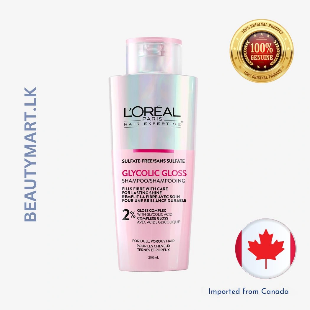 l'oréal-paris-hair-expertise-glycolic-gloss-shine-sulfate-free-shampoo-200ml l'oréal-paris-hair-expertise-glycolic-gloss-shine-sulfate-free-shampoo-200ml