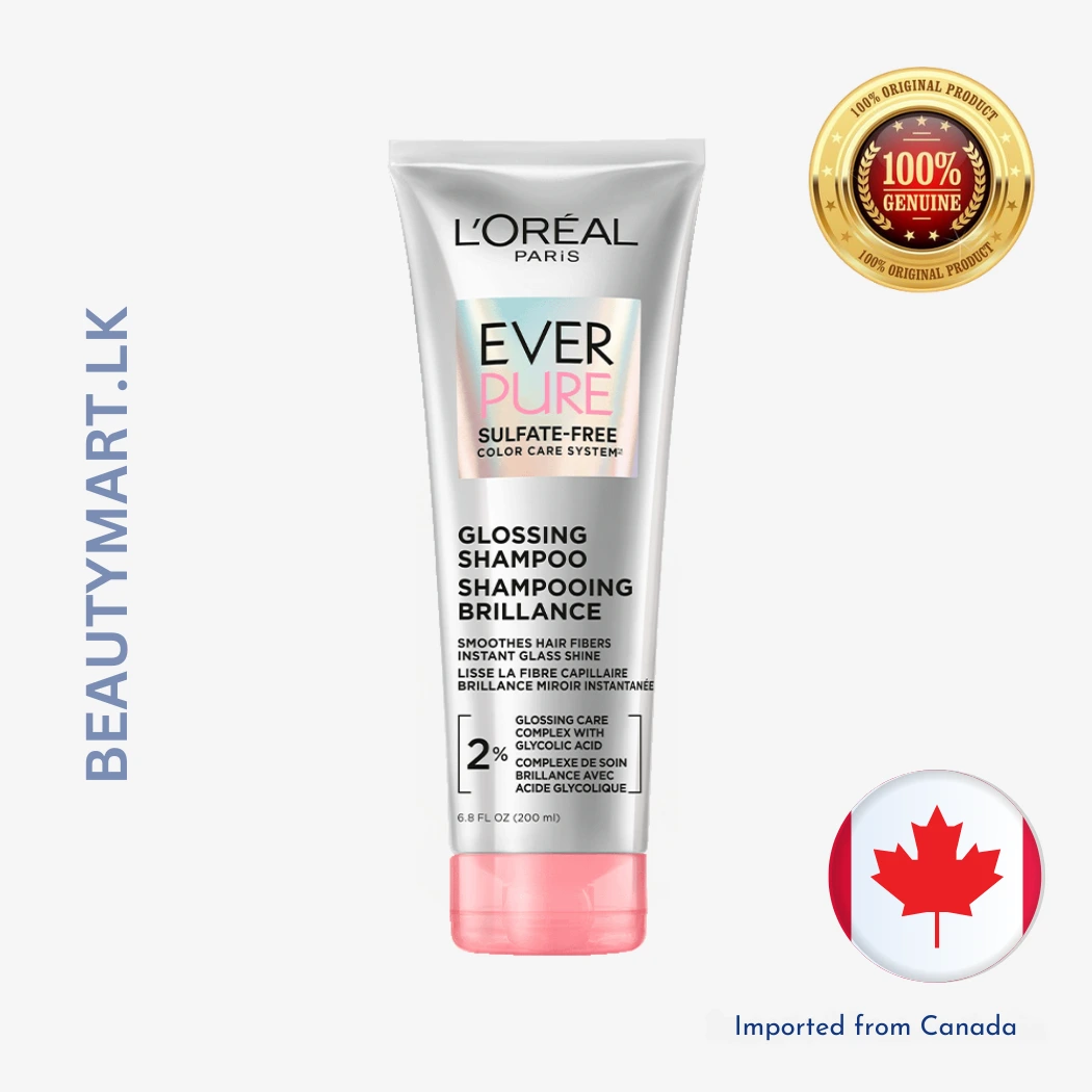 LOreal Paris EverPure Glossing Shampoo, 200ml