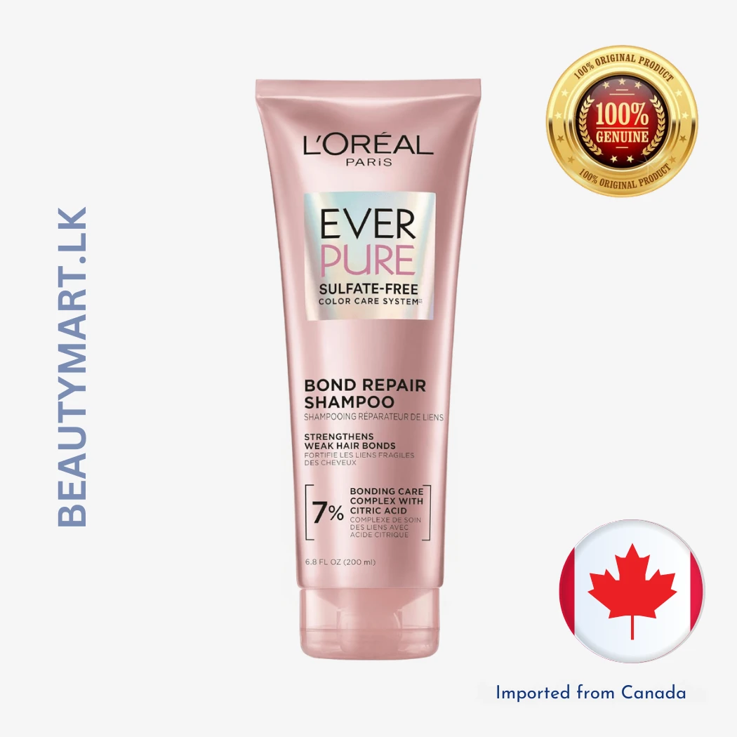 L’Oreal Paris EverPure Sulfate Free Bond Repair Color Care Shampoo 200ml L’Oreal Paris EverPure Sulfate Free Bond Repair Color Care Shampoo 200ml