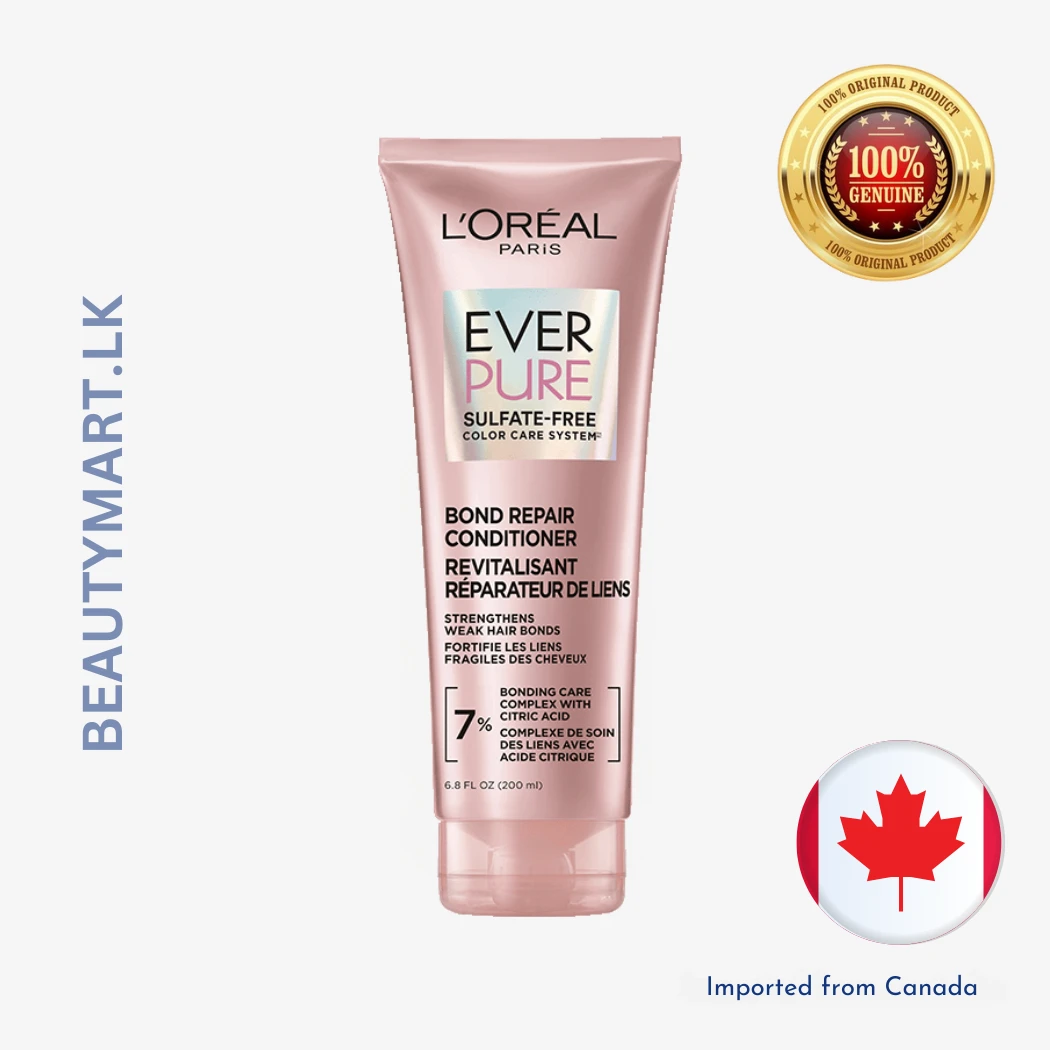 L'Oreal Paris EverPure Sulfate-Free Bonding Conditioner for Strengthening Damaged Hair 200ml L'Oreal Paris EverPure Sulfate-Free Bonding Conditioner for Strengthening Damaged Hair 200ml