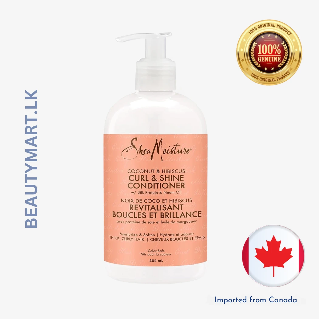 Shea Moisture Coconut & Hibiscus Curl & Shine Conditioner 384ml Shea Moisture Coconut & Hibiscus Curl & Shine Conditioner 384ml