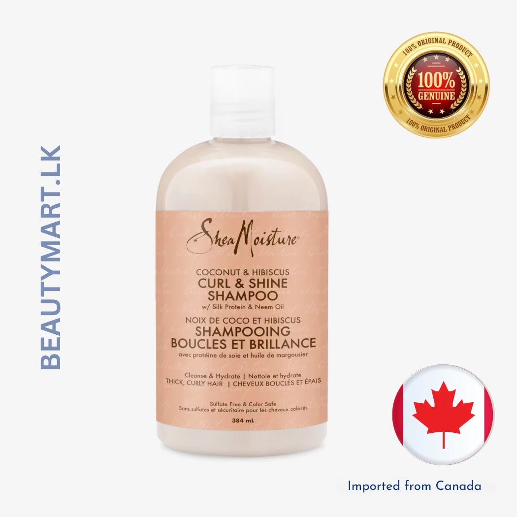 Shea Moisture Coconut & Hibiscus Curl & Shine Shampoo 384ml Shea Moisture Coconut & Hibiscus Curl & Shine Shampoo 384ml