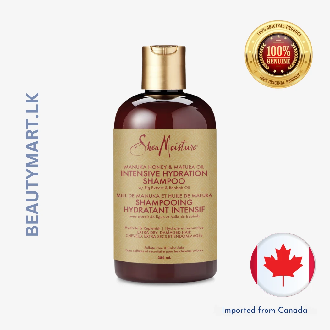 Shea Moisture Manuka Honey & Mafura Oil Intensive Hydration Shampoo 384ml Shea Moisture Manuka Honey & Mafura Oil Intensive Hydration Shampoo 384ml